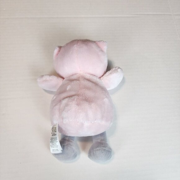 Just One You by Carter's pink penguin rattle toy closed eyes gray legs - Picture 5 of 6